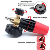 Maxbell Foaming Sprayer 1/4" Quick connect Washer Bottle for Car Window Washing