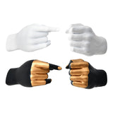 Maxbell Modern Hand Shaped Figurines Home Decor Bud Vase for Living Room A