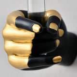 Maxbell Modern Hand Shaped Figurines Home Decor Bud Vase for Living Room B