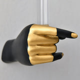 Maxbell Modern Hand Shaped Figurines Home Decor Bud Vase for Living Room B