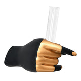 Maxbell Modern Hand Shaped Figurines Home Decor Bud Vase for Living Room B