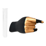 Maxbell Modern Hand Shaped Figurines Home Decor Bud Vase for Living Room B