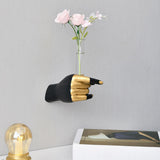 Maxbell Modern Hand Shaped Figurines Home Decor Bud Vase for Living Room B