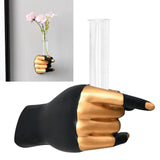 Maxbell Modern Hand Shaped Figurines Home Decor Bud Vase for Living Room B