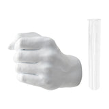 Maxbell Modern Hand Shaped Figurines Home Decor Bud Vase for Living Room C