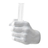 Maxbell Modern Hand Shaped Figurines Home Decor Bud Vase for Living Room C