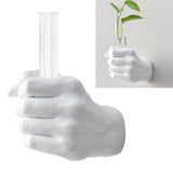 Maxbell Modern Hand Shaped Figurines Home Decor Bud Vase for Living Room C