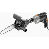 Maxbell Electric Chainsaw Chain Saw One Hand Cutter for woodworking Cutting Pruning 4inch