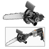 Maxbell Electric Chainsaw Chain Saw One Hand Cutter for woodworking Cutting Pruning 6 inches