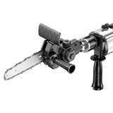 Maxbell Electric Chainsaw Chain Saw One Hand Cutter for woodworking Cutting Pruning 6 inches
