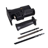 Maxbell Jig Saw Electric Drill Tool Attachment with 3 Saws for Metal PVC Woodworking