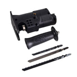 Maxbell Jig Saw Electric Drill Tool Attachment with 3 Saws for Metal PVC Woodworking