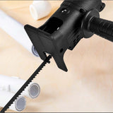 Maxbell Jig Saw Electric Drill Tool Attachment with 3 Saws for Metal PVC Woodworking