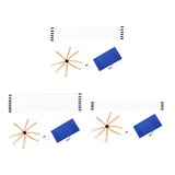 Maxbell Chimney Cleaner Flexible Dryer Lint Brush Kit with Rods for Fireplace 6M