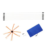 Maxbell Chimney Cleaner Flexible Dryer Lint Brush Kit with Rods for Fireplace 6M