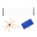 Maxbell Chimney Cleaner Flexible Dryer Lint Brush Kit with Rods for Fireplace 8M