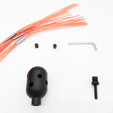 Maxbell Chimney Cleaner Flexible Dryer Lint Brush Kit with Rods for Fireplace 4M