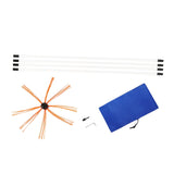 Maxbell Chimney Cleaner Flexible Dryer Lint Brush Kit with Rods for Fireplace 4M