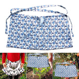 Maxbell Gardening Apron Farm Collection Storage Pouch Hands Free Multifunction blue