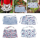 Maxbell Gardening Apron Farm Collection Storage Pouch Hands Free Multifunction blue