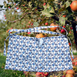 Maxbell Gardening Apron Farm Collection Storage Pouch Hands Free Multifunction blue
