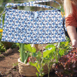 Maxbell Gardening Apron Farm Collection Storage Pouch Hands Free Multifunction blue