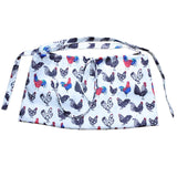 Maxbell Gardening Apron Farm Collection Storage Pouch Hands Free Multifunction Colorful Rooster