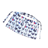 Maxbell Gardening Apron Farm Collection Storage Pouch Hands Free Multifunction Colorful Rooster