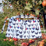 Maxbell Gardening Apron Farm Collection Storage Pouch Hands Free Multifunction Colorful Rooster