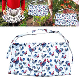 Maxbell Gardening Apron Farm Collection Storage Pouch Hands Free Multifunction Multi Color Rooster