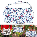 Maxbell Gardening Apron Farm Collection Storage Pouch Hands Free Multifunction Multi Color Rooster