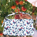 Maxbell Gardening Apron Farm Collection Storage Pouch Hands Free Multifunction Multi Color Rooster