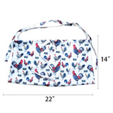 Maxbell Gardening Apron Farm Collection Storage Pouch Hands Free Multifunction Multi Color Rooster