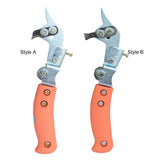 Maxbell Gardening Tool Heavy Duty Soft Handle Metal for Large Pastures Parks Garden Style A