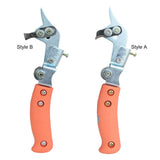 Maxbell Gardening Tool Heavy Duty Soft Handle Metal for Large Pastures Parks Garden Style A