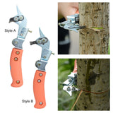 Maxbell Gardening Tool Heavy Duty Soft Handle Metal for Large Pastures Parks Garden Style A