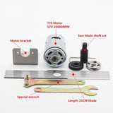 Maxbell 775 Motor DIY Lawn Mower Set 5mm Shaft 10000RPM Accessories Parts DIY