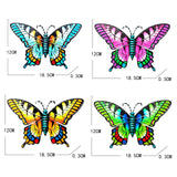 Maxbell Wall Decor Butterfly Art Easy Install Art Stainless Ornaments for Garden