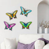 Maxbell Wall Decor Butterfly Art Easy Install Art Stainless Ornaments for Garden