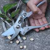 Maxbell Steel Pruning Shears Heavy Duty Hand Gardening Scissor Clips