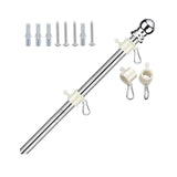 Maxbell 5Pcs Flag Pole Guide Banner for Commercial Flag Pole House Porch Boat, Yacht