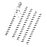 Maxbell 5Pcs Flag Pole Guide Banner for Commercial Flag Pole House Porch Boat, Yacht