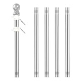 Maxbell 5Pcs Flag Pole Guide Banner for Commercial Flag Pole House Porch Boat, Yacht