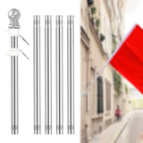 Maxbell 5Pcs Flag Pole Guide Banner for Commercial Flag Pole House Porch Boat, Yacht