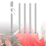 Maxbell 5Pcs Flag Pole Guide Banner for Commercial Flag Pole House Porch Boat, Yacht