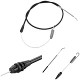 Maxbell Replacement Traction Cable 47.2" Cable Length Rubber Metal for Garden