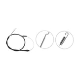 Maxbell Replacement Traction Cable 47.2" Cable Length Rubber Metal for Garden