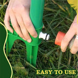 Maxbell Lawn Sprinkler Yard Sprinkler System Garden Watering Tool for Lawn Yard Yellow