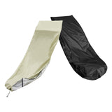 Maxbell Push Mower Covers Reusable Dust Proof 210D Waterproof Fabric for Indoor Black