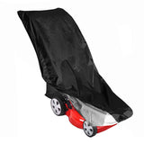 Maxbell Push Mower Covers Reusable Dust Proof 210D Waterproof Fabric for Indoor Black